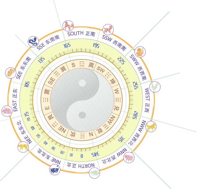 Zi Wei Dou Shu Round Chart